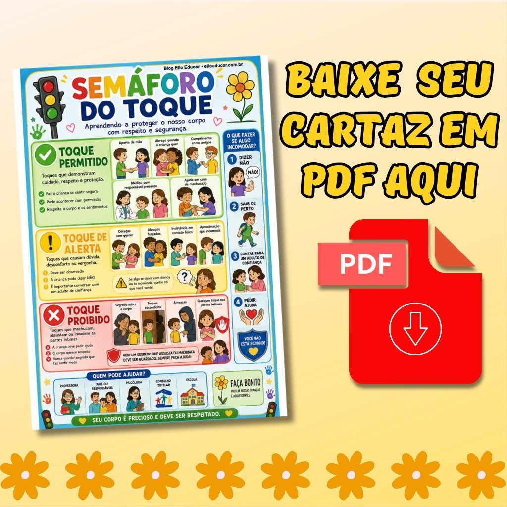 Cartaz do Semáforo do Toque