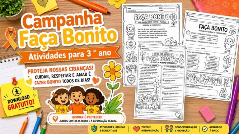 atividades para trabalhar a campanha faça bonito