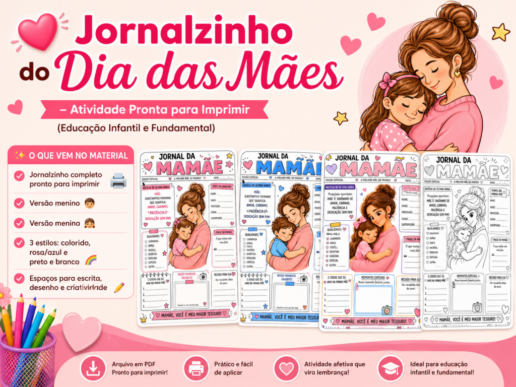 Jornal do Dia das Mães.