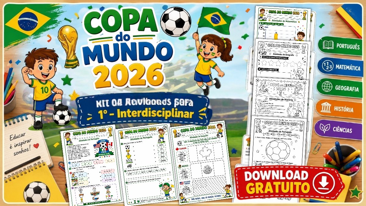 Atividades da Copa do Mundo 1° ano