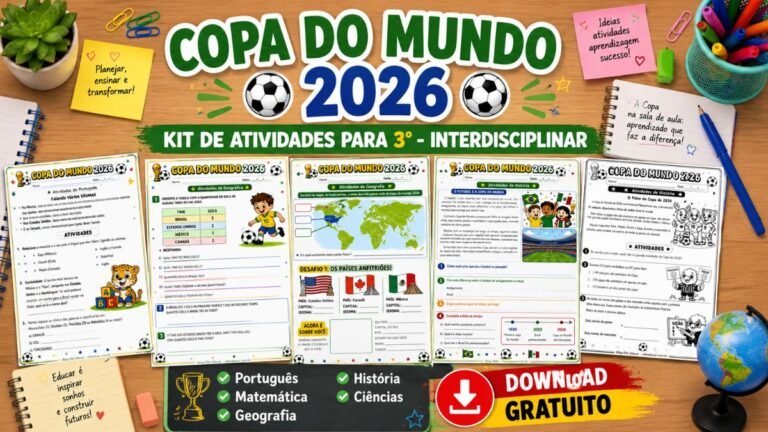 Atividades da Copa do Mundo 3° ano