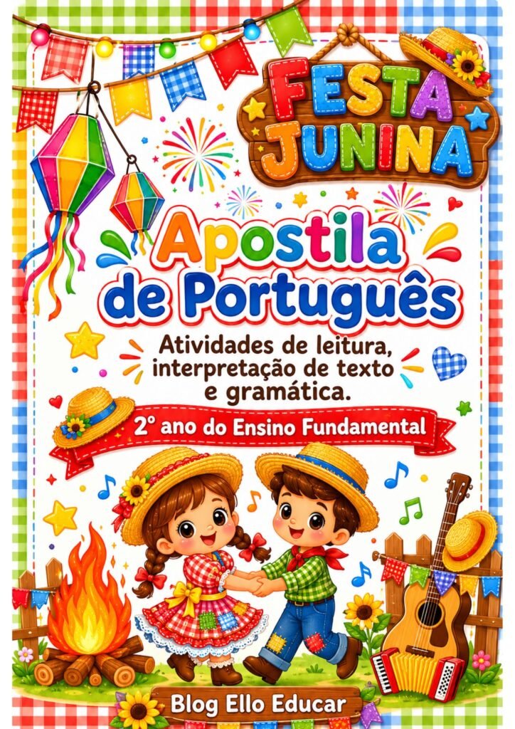 Atividades de Português sobre Festas Juninas para 2° ano