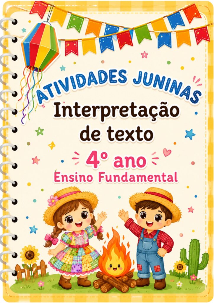 Atividades de Português sobre Festas Juninas para 4° ano