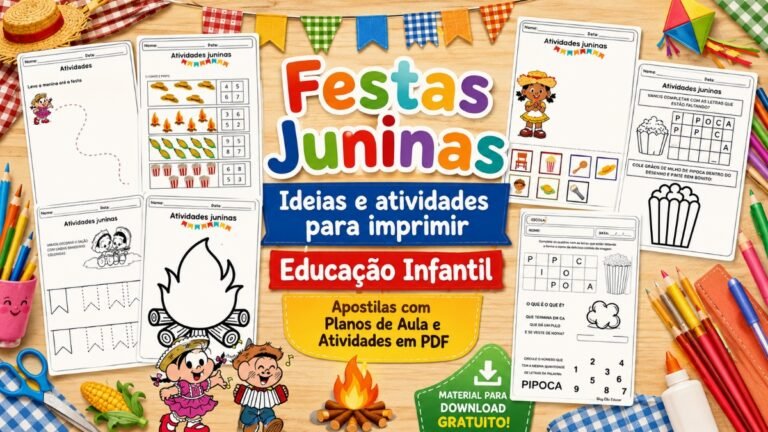 Atividades sobre Festa Junina para Educação Infantil