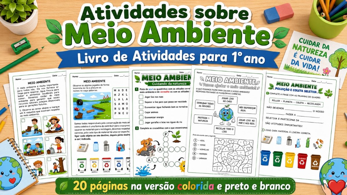 Atividades sobre Meio Ambiente 1° ano