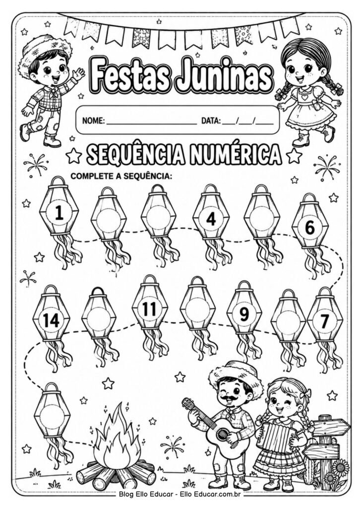 Atividades de Festas Juninas para Educação Infantil