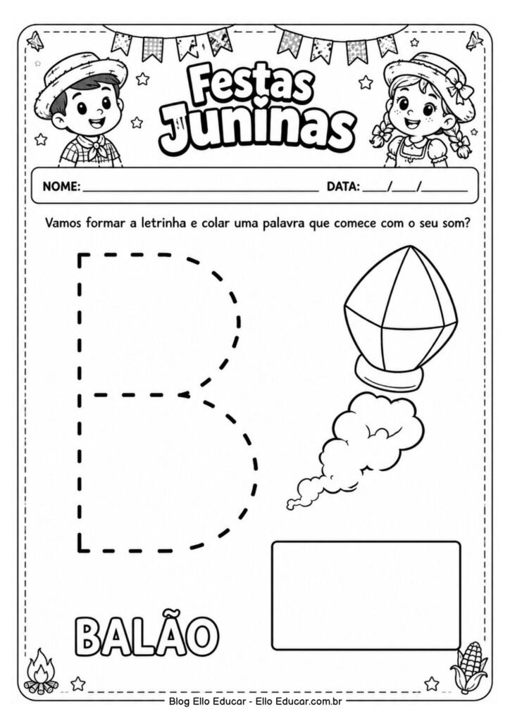 Atividades de Festas Juninas para Educação Infantil