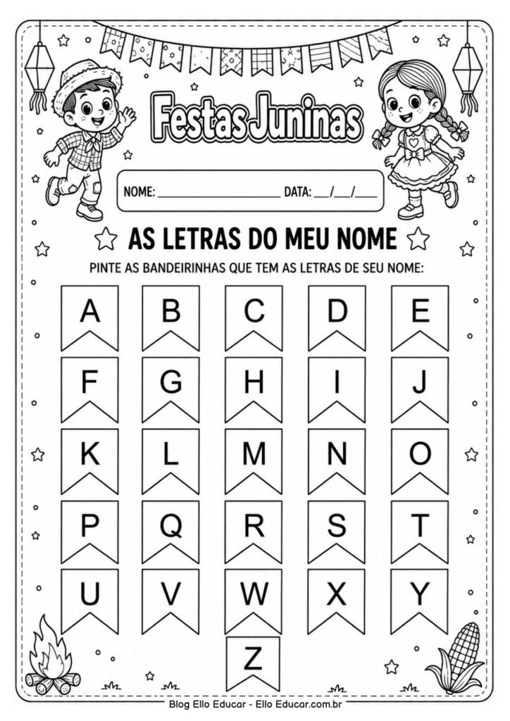 Atividades de Festas Juninas para Educação Infantil