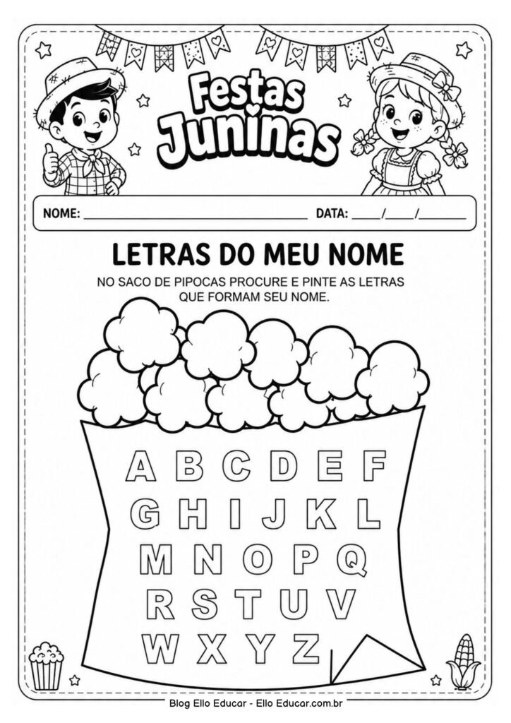 Atividades de Festas Juninas para Educação Infantil