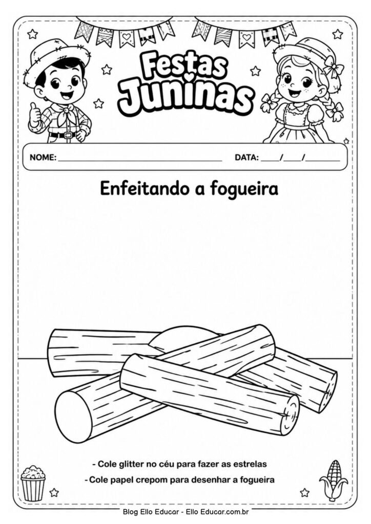 Atividades de Festas Juninas para Educação Infantil