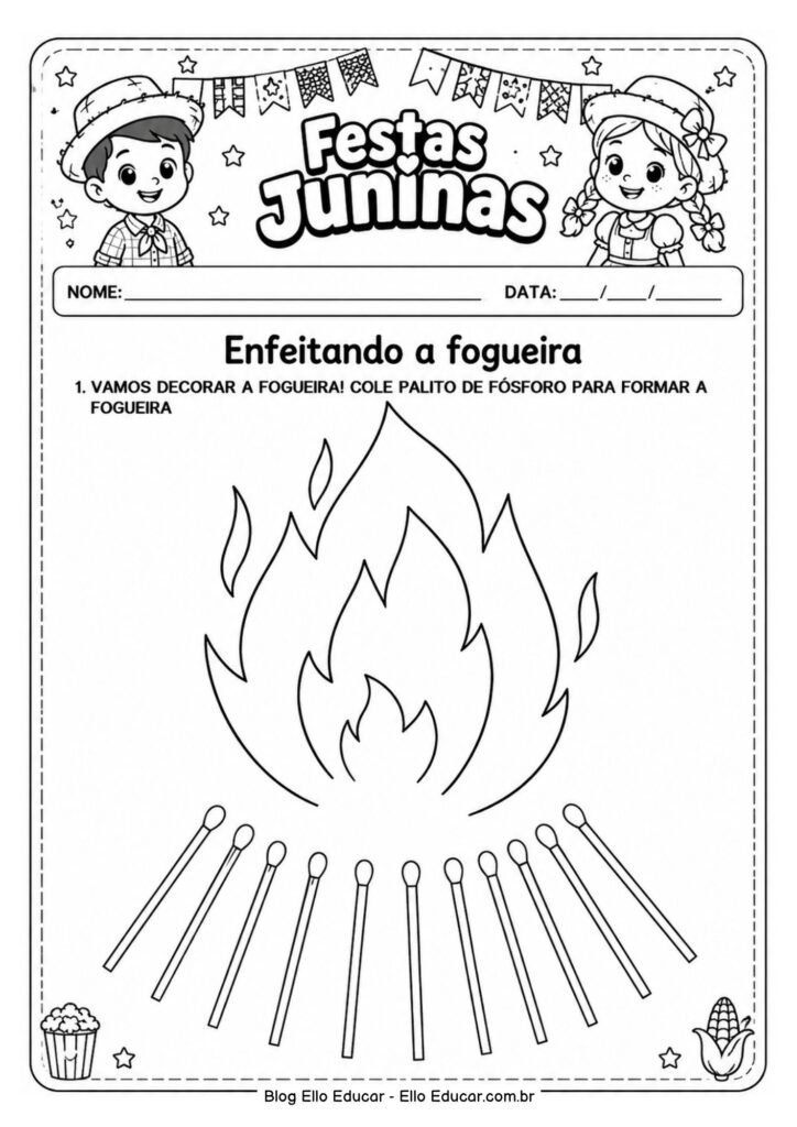 Atividades de Festas Juninas para Educação Infantil