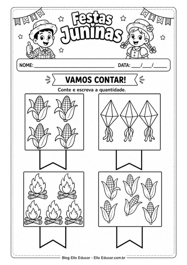 Atividades de Festas Juninas para Educação Infantil