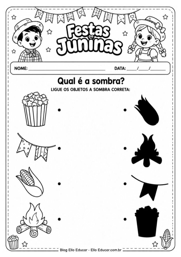 Atividades de Festas Juninas para Educação Infantil