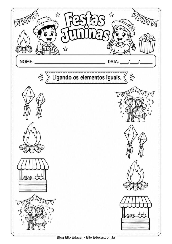 Atividades de Festas Juninas para Educação Infantil