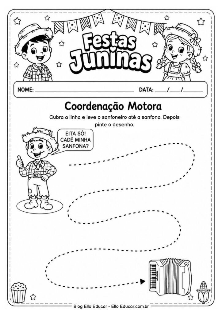 Atividades de Festas Juninas para Educação Infantil
