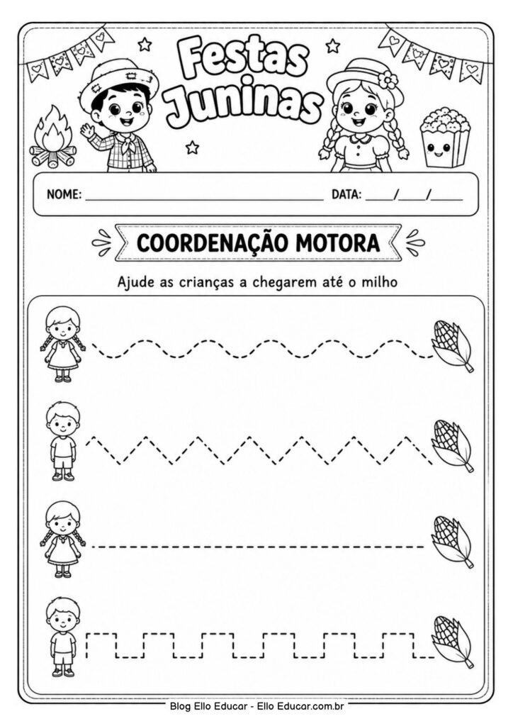 Atividades de Festas Juninas para Educação Infantil