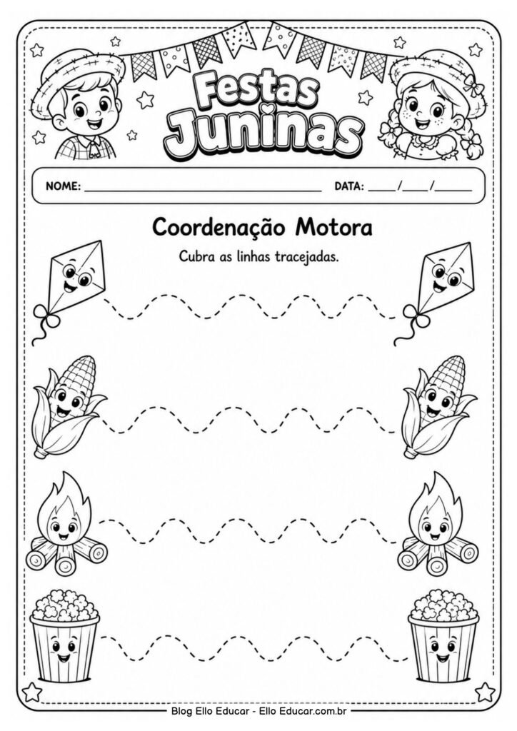 Atividades de Festas Juninas para Educação Infantil