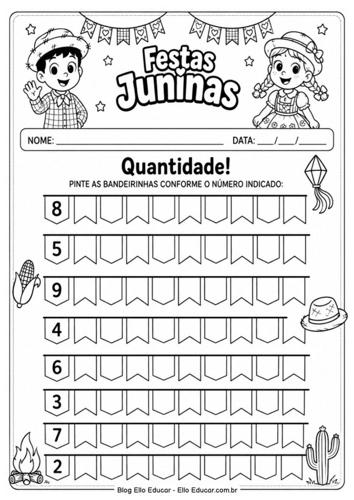 Atividades de Festas Juninas para Educação Infantil