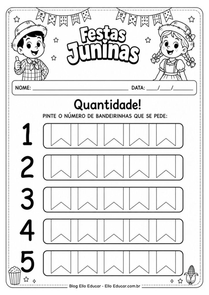 Atividades de Festas Juninas para Educação Infantil