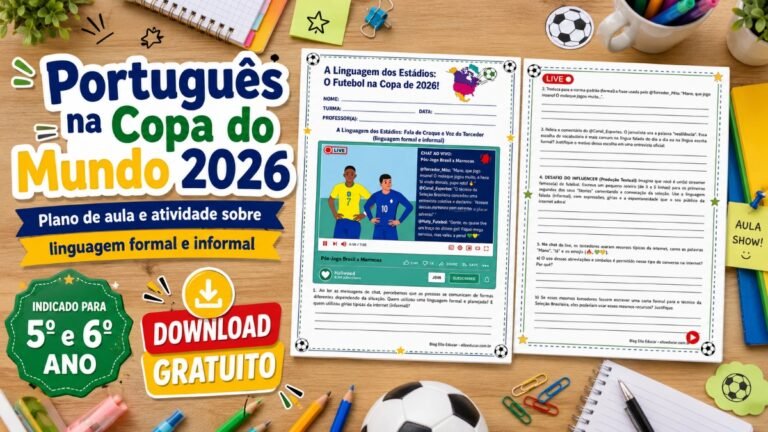 Atividades de Português na Copa do Mundo