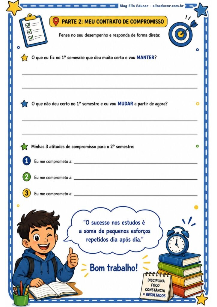 Atividades volta às aulas segundo semestre 6° ano