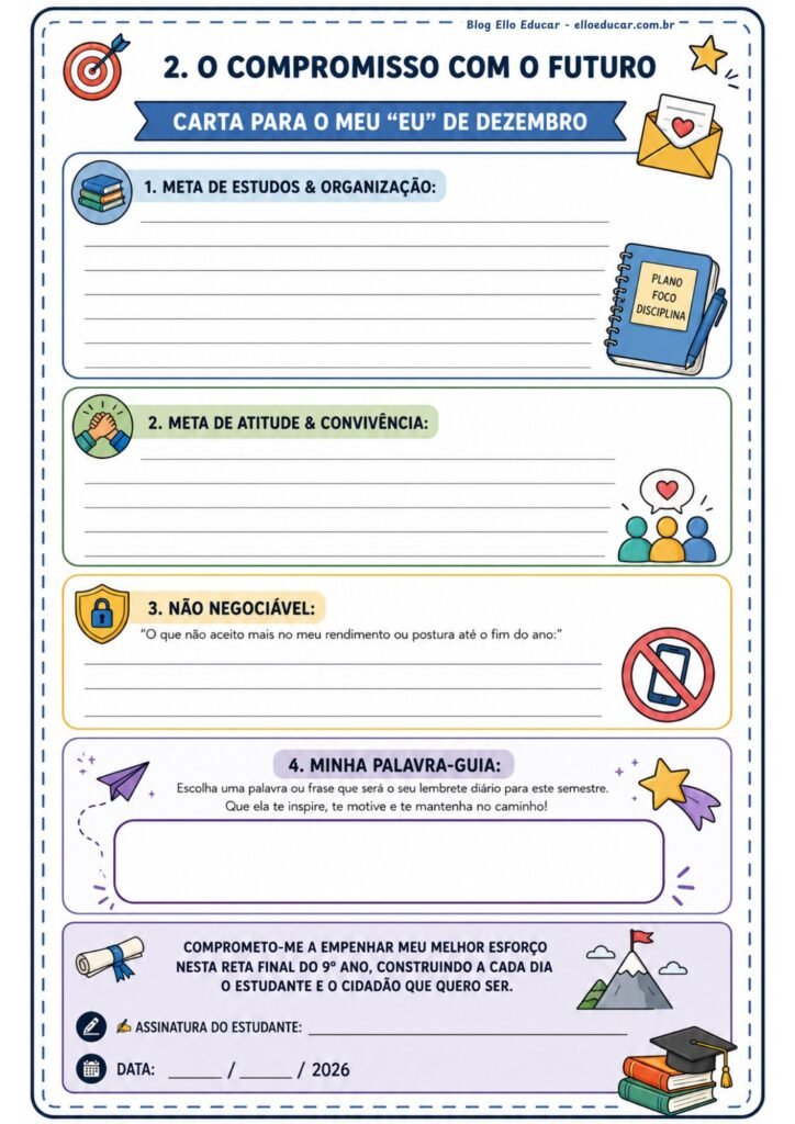 Atividades volta às aulas segundo semestre 9° ano.