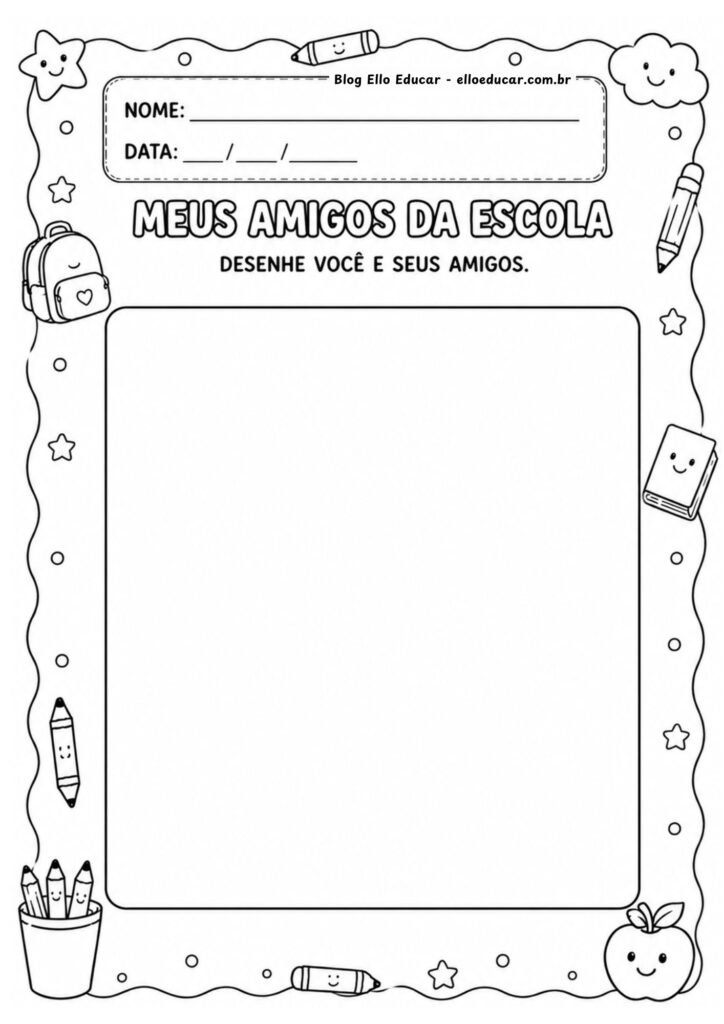 Atividades volta às aulas segundo semestre Educação Infantil