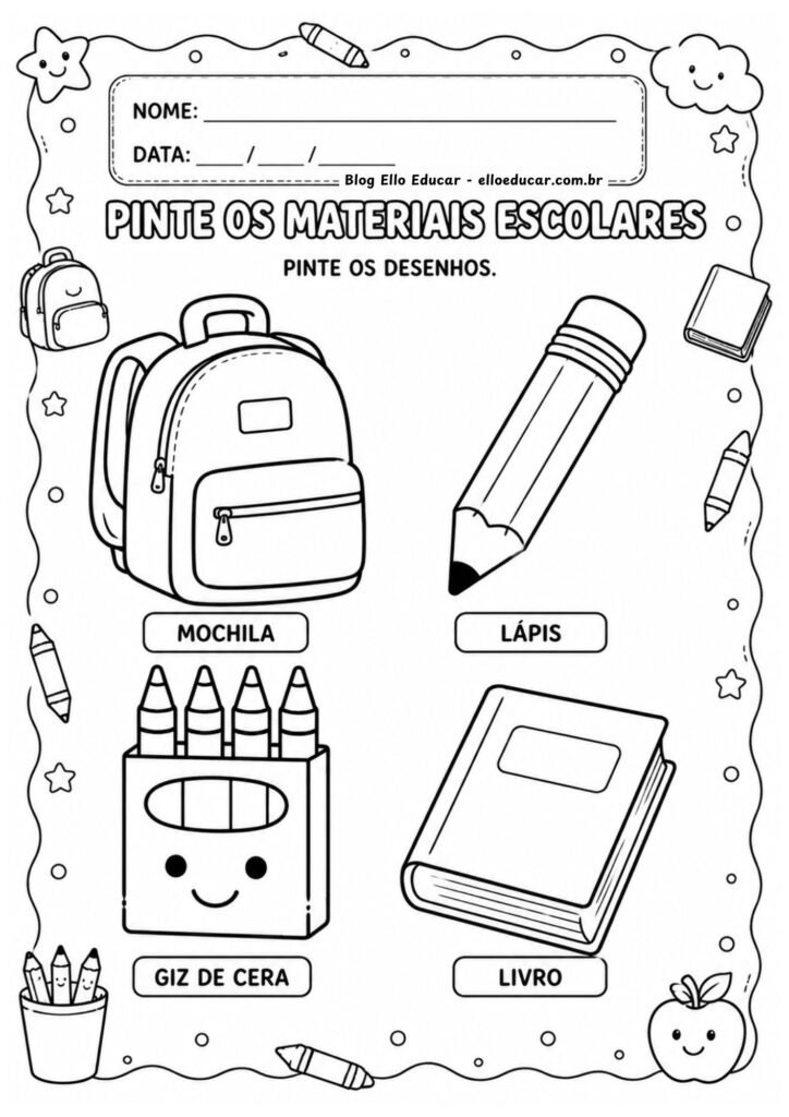 Atividades volta às aulas segundo semestre Educação Infantil