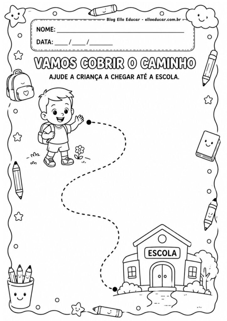 Atividades volta às aulas segundo semestre Educação Infantil