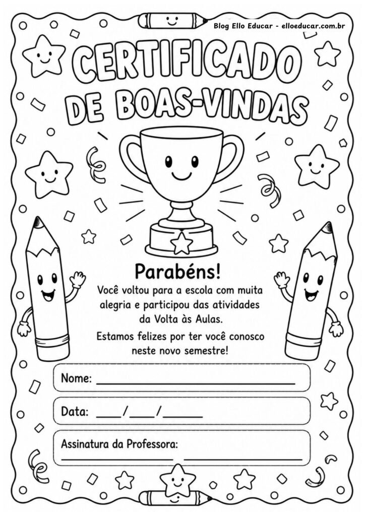 Atividades volta às aulas segundo semestre Educação Infantil
