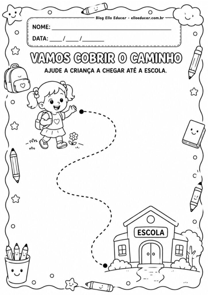 Atividades volta às aulas segundo semestre Educação Infantil