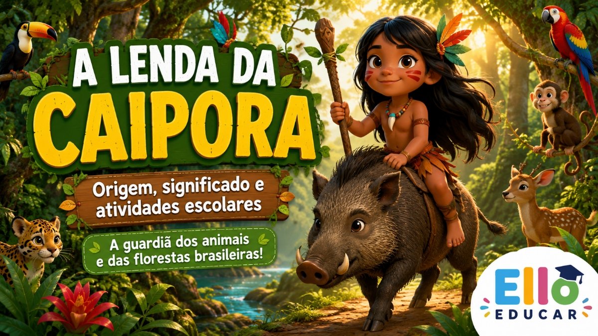 A Lenda da Caipora: origem, significado e atividades escolares