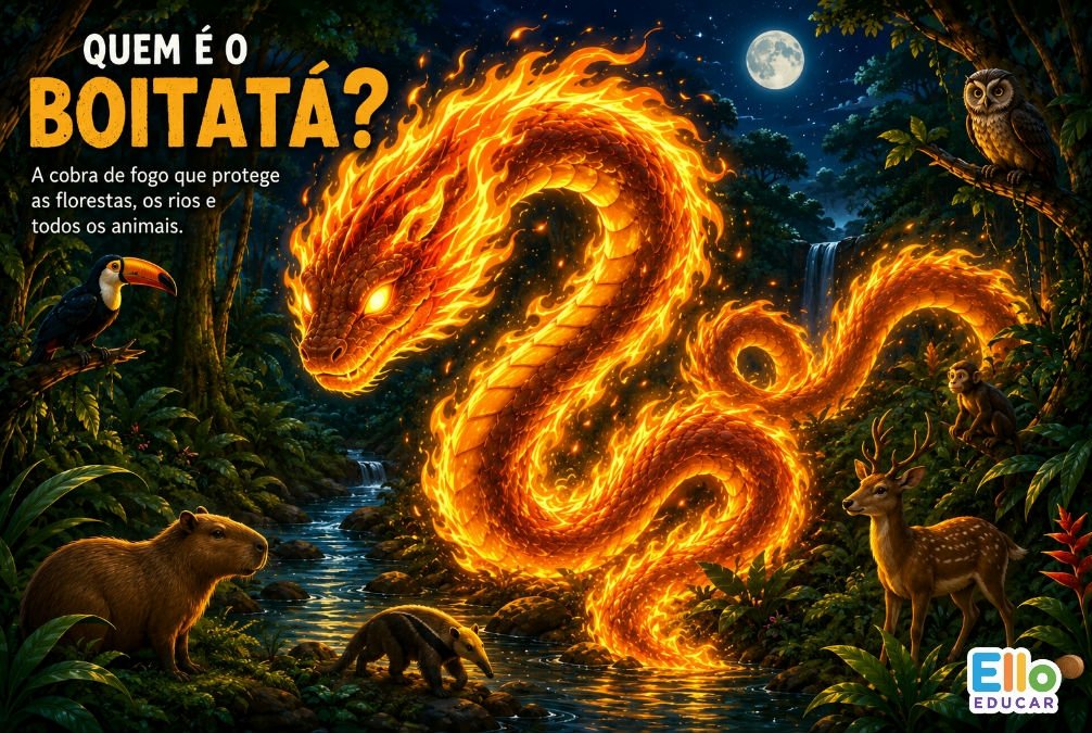 Lenda do Boitatá: origem, história, significado e atividades para a escola