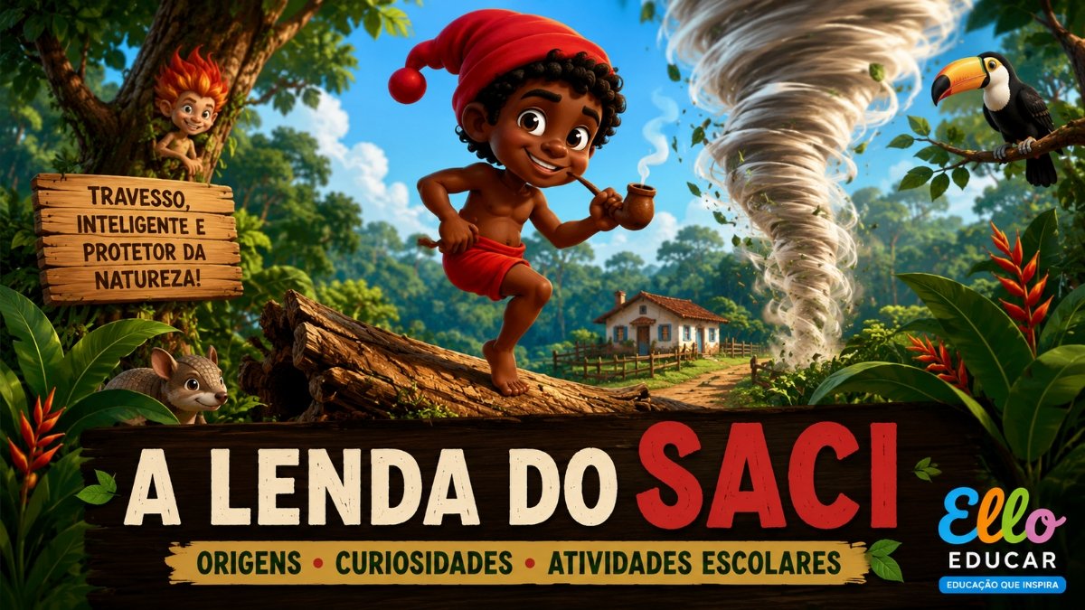 A Lenda do Saci: origens, características, curiosidades e como trabalhar esse personagem do folclore brasileiro na escola