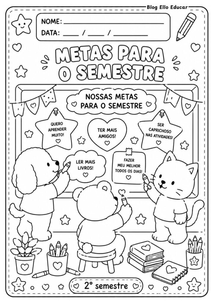 Desenhos volta às aulas Bobbie Goods