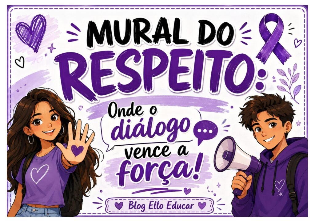 Agosto Lilás na escola - recursos para imprimir