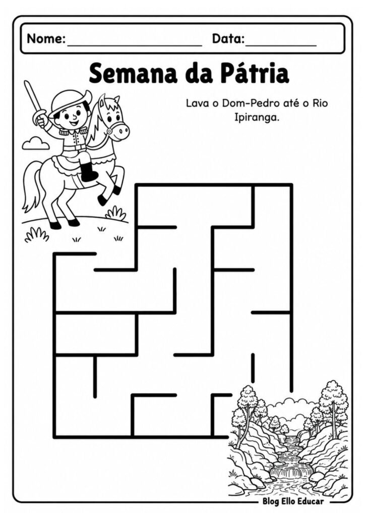 Atividades Semana da pátria Educação Infantil