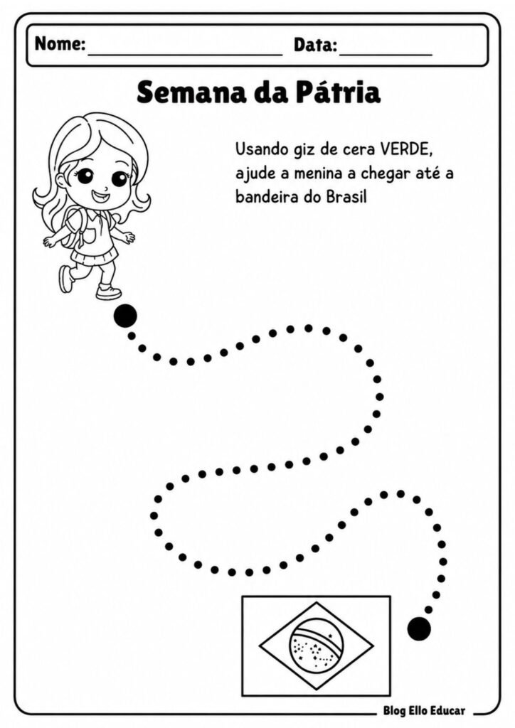 Atividades Semana da pátria Educação Infantil