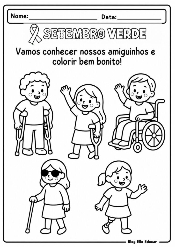 Atividades Setembro Verde Educação Infantil