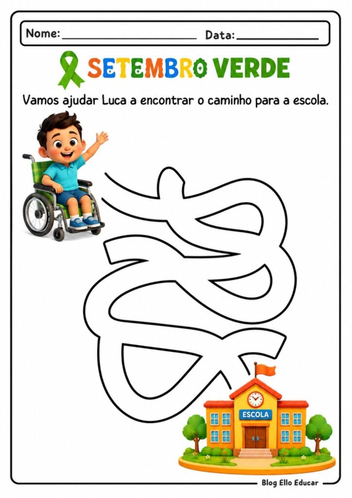 Atividades Setembro Verde Educação Infantil 