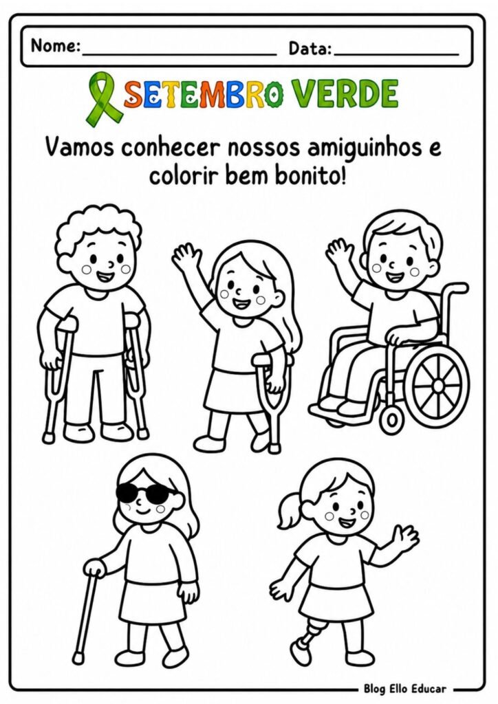 Atividades Setembro Verde Educação Infantil