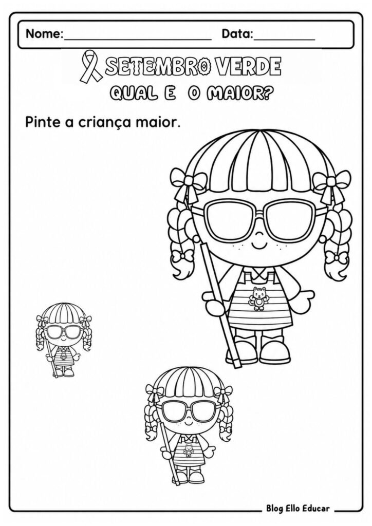 Atividades Setembro Verde Educação Infantil