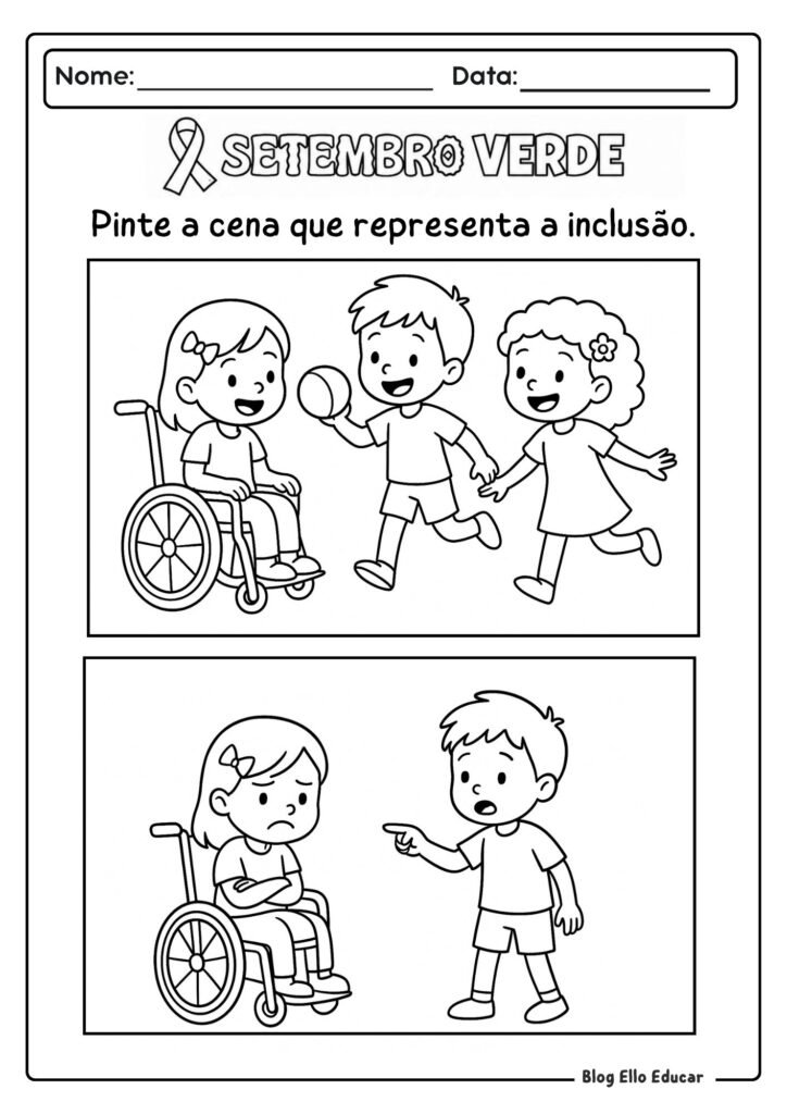 Atividades Setembro Verde Educação Infantil