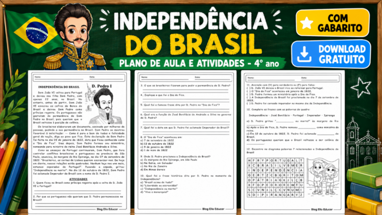 Atividades da Independência para