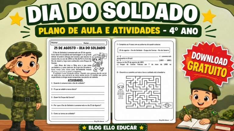 Atividades do Dia do Soldado 4º ano