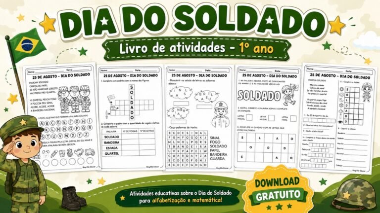 Atividades do Dia do Soldado para 1° ano