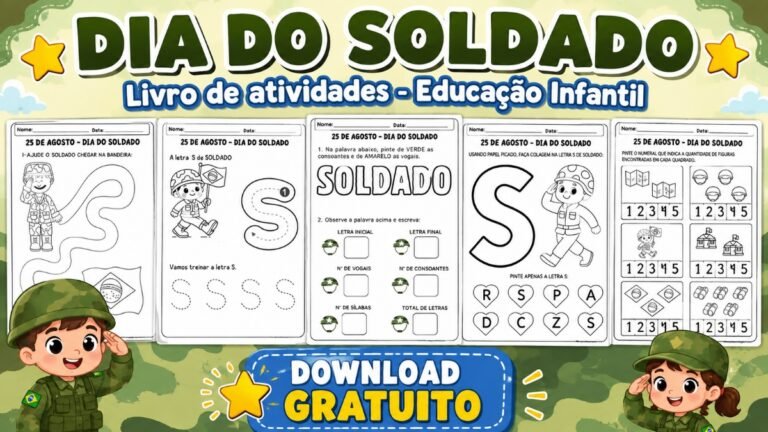 Atividades do Dia do Soldado para Educação Infantil