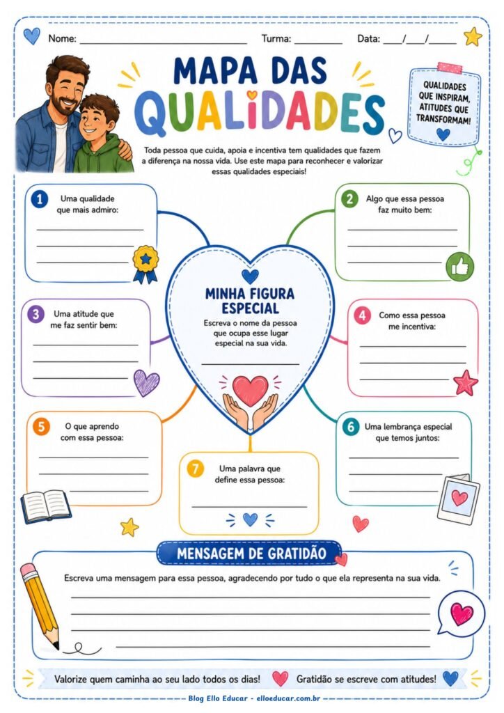 Atividades do Dia dos pais - 6° ano