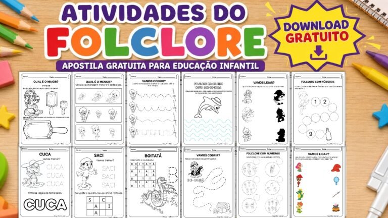 Atividades do Folclore para Educação Infanti