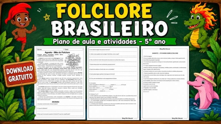 Atividades sobre o Folclore 5º ano